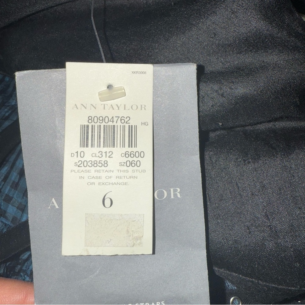 Ann Taylor Black Strapless Pleated A-line Dress - Picture 5 of 16